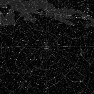 Star map wallpaper