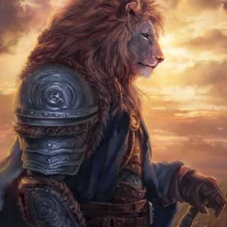Lion god wallpaper
