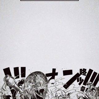 One Piece logo phone wallpaper
