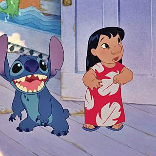 Lilo and Stitch aesthetic laptop wallpaper