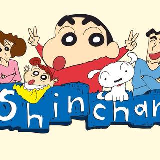 Shinchan family wallpaper