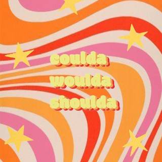 Orange blue white pink aesthetic wallpaper