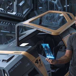 Passengers movie wallpaper