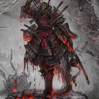 Samurai art concept anime wallpaper