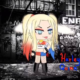 Gacha Life Harley Quinn wallpaper