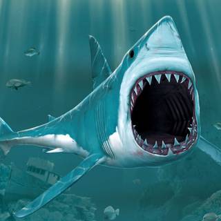 Shark teeth wallpaper