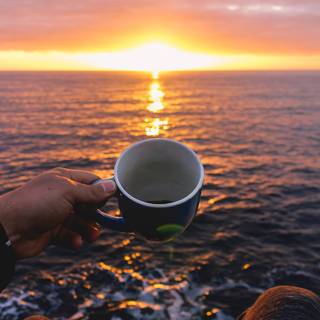 Ocean sunrise wallpaper