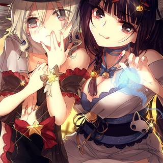 Halloween anime phone wallpaper