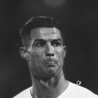 Cristiano Ronaldo black wallpaper