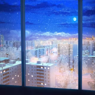 Anime balcony wallpaper