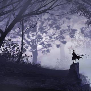 Forest vector wallpaper