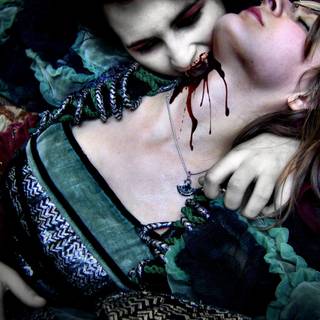 Vampire love wallpaper