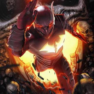 Batman Red Death wallpaper