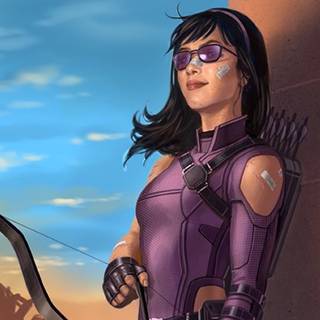 Hawkeye and Kate Bishop wallpaper