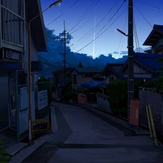 Anime neighborhood wallpaper