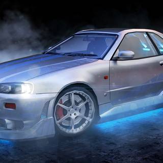 Paul Walker Nissan Skyline wallpaper