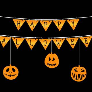 Halloween banners wallpaper