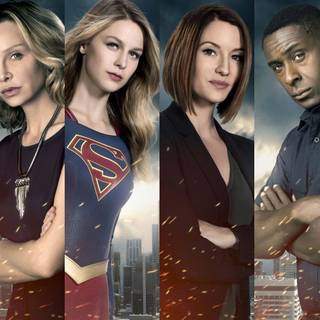 Supergirl cast wallpaper