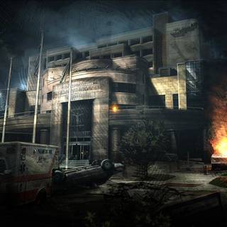 Horror hospital wallpaper