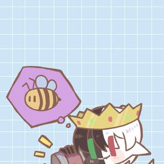 Bee duo wallpaper