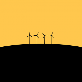 Minimalist yellow wallpaper