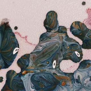 Mixed colors paint abstract wallpaper