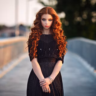 Redhead girl wallpaper