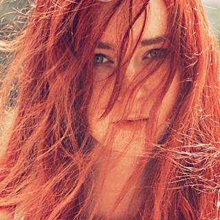 Redhead girl wallpaper