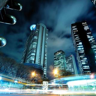 Tokyo anime night wallpaper