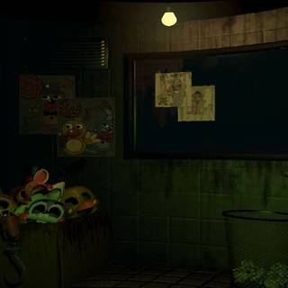 FNAF office wallpaper