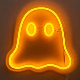 Aesthetics Halloween neon wallpaper