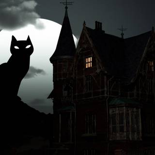 Halloween black desktop wallpaper