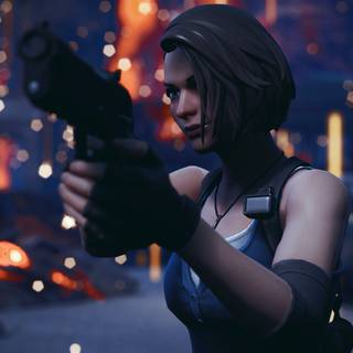 Jill Valentine Fortnite wallpaper