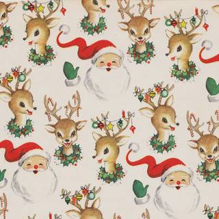 Vintage Christmas desktop wallpaper
