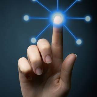 Touch screen wallpaper