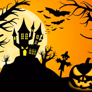 Aesthetic 1920x1080 Halloween wallpaper