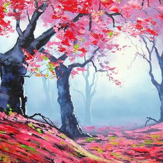 Autumn season drawings wallpaper