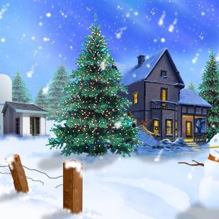 Christmas quiet wallpaper