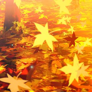 Autumn anime mobile wallpaper