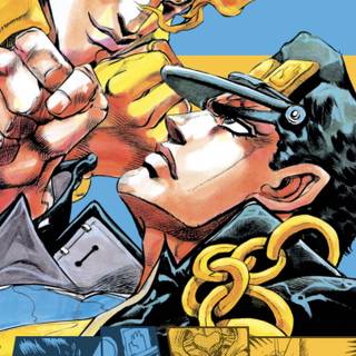 Jotaro and Dio wallpaper