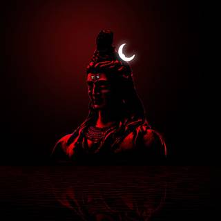 Lord Shiva shadow wallpaper