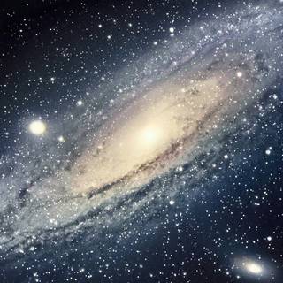 White galaxy wallpaper