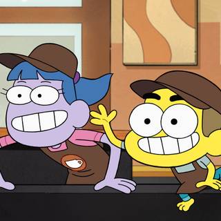 Cricket Green and Gabriella wallpaper