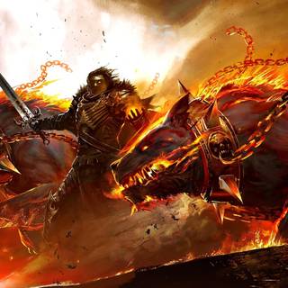 Fire Beast wallpaper