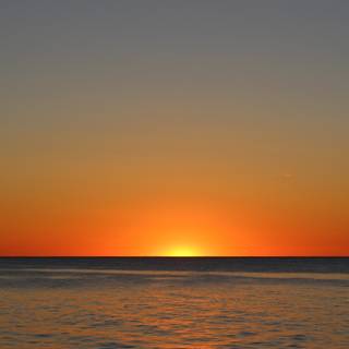 Water and sunset wallpaper