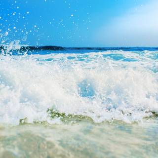 Salt water wallpaper