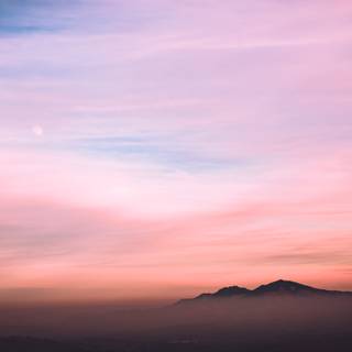 Orange clouds wallpaper