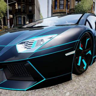 Lamborghini Tron wallpaper