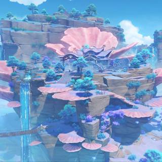 Genshin Impact scenery wallpaper