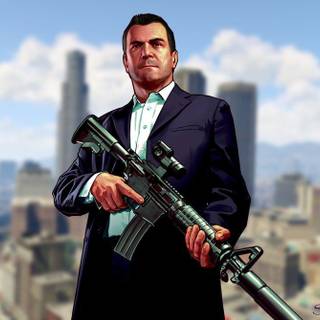 Michael GTA 5 wallpaper